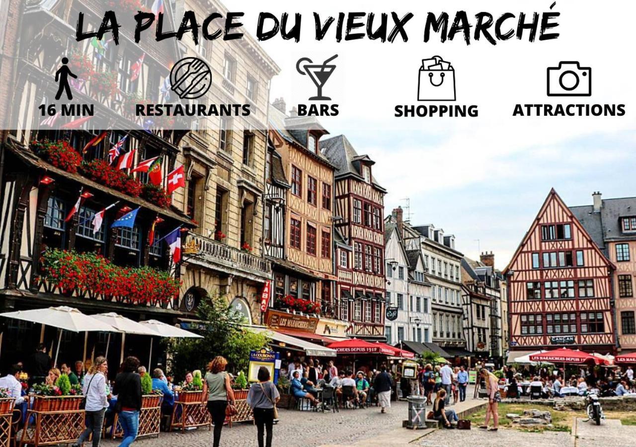 Cosy'Appart - Le Saint Maur Rouen Exteriör bild